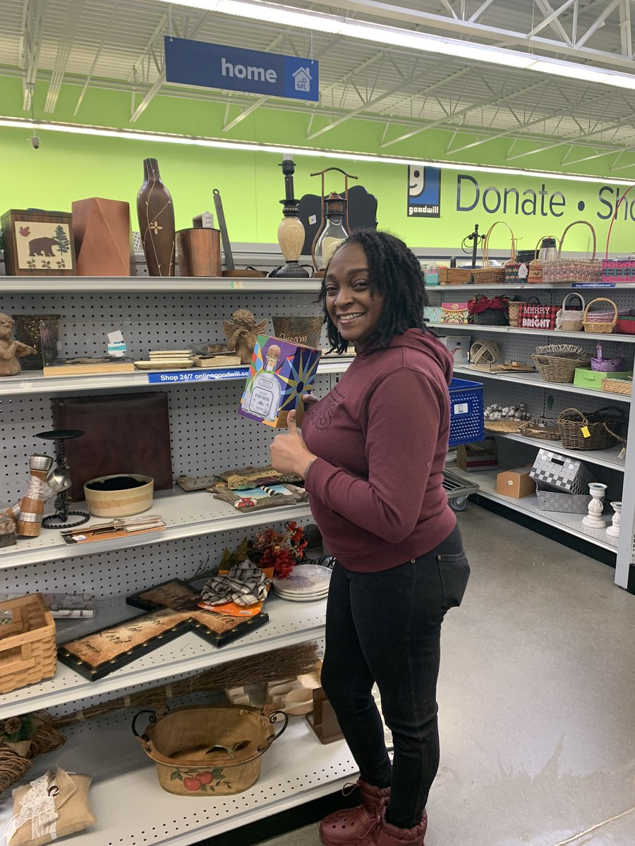 Y’all don’t sleep on Goodwill! Me and Bae bout to turn up! 👍🏾🤪