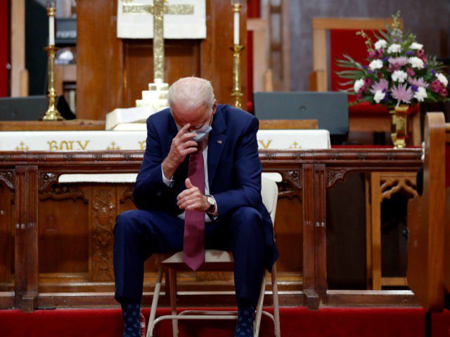 Joe Biden kneeled, eulogized, and cried for a violent criminal who died during an arrest He immediately called the Floyd family and posted about him 27 times on Twitter He still hasn't said Laken Riley's name