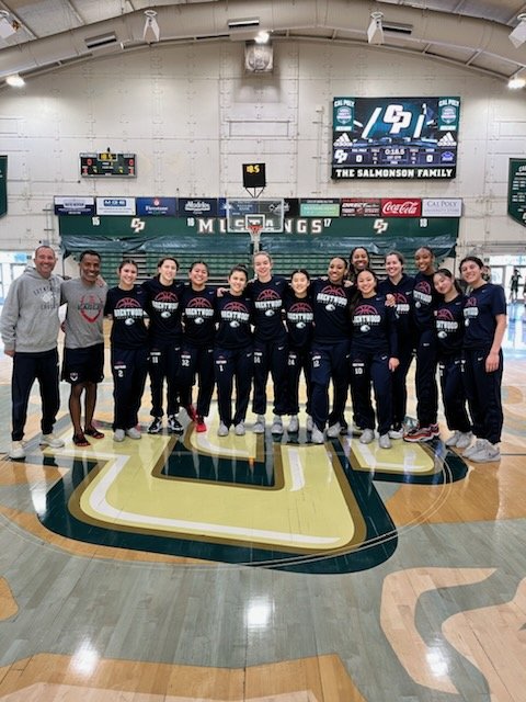 Thanks to Cal Poly Slo and their staff for allowing us to shoot around today and the campus tour!    3 hours til gametime!