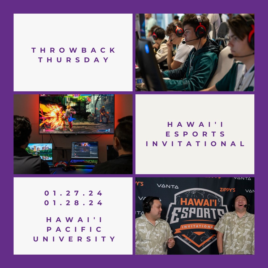 olelocommunity's tweet photo. #tbt to the Hawai'i Esports Invitational at HPU, where high school and college teams competed.

'Ōlelo covers public, educational and governmental events across O'ahu to empower the voices of our community.

#throwbackthursday #PEGaccess #esports #videogames #tech https://t.co/WGMn8Bz855