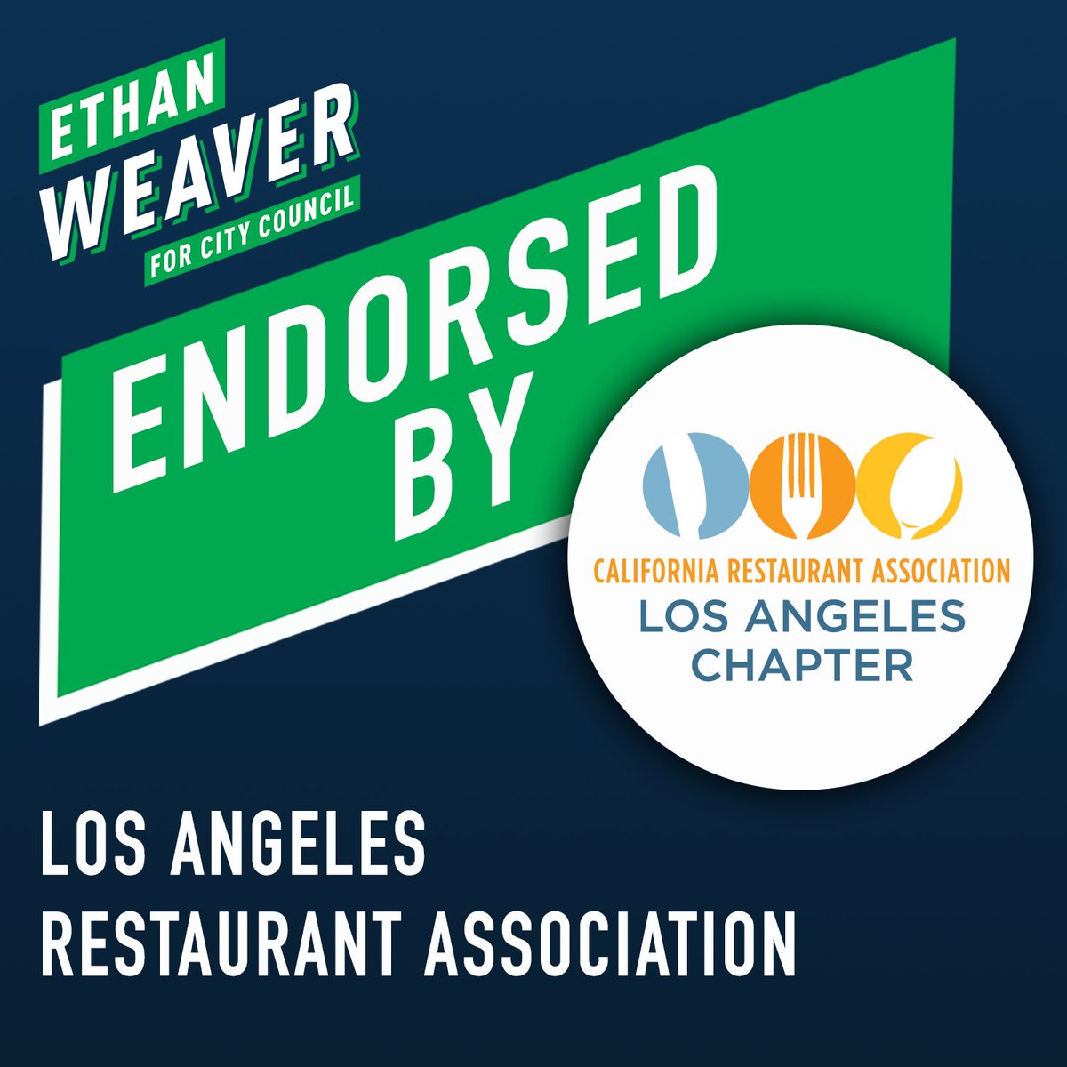 Our city's restaurants are not just places to eat; they are community gathering spots and the heart of our local economy. With the support of the Los Angeles Restaurant Association, I'm committed to working tirelessly to support the success of small businesses across LA.