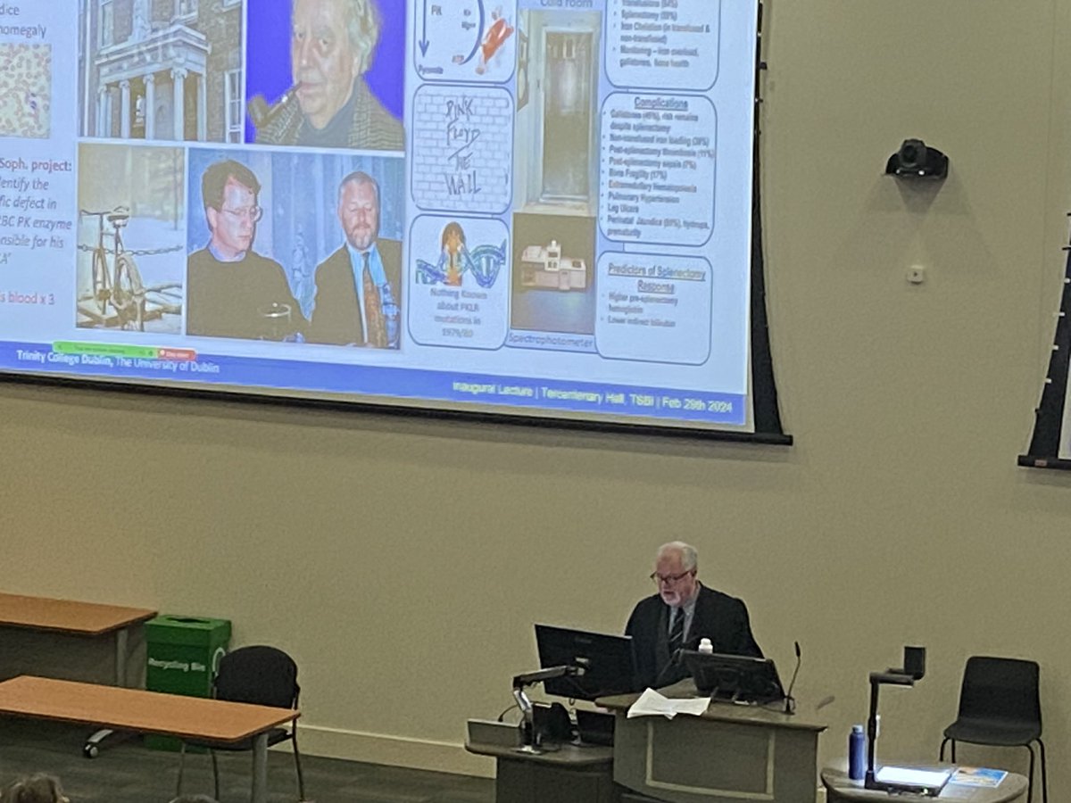 Fantastic inaugural AYA professorial talk by @Owensmith62Owen @tcddublin surveying the huge progress in treating childhood leukaemia over last 4 decades and great prospects for the future as @nch_info opens on @stjamesdublin campus. @CancerInstIRE