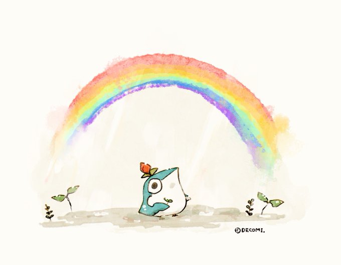 「rainbow white background」 illustration images(Latest)