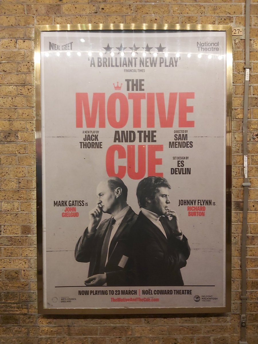 It *is* brilliant. A touching performance from @Markgatiss #TheMotiveAndTheCue