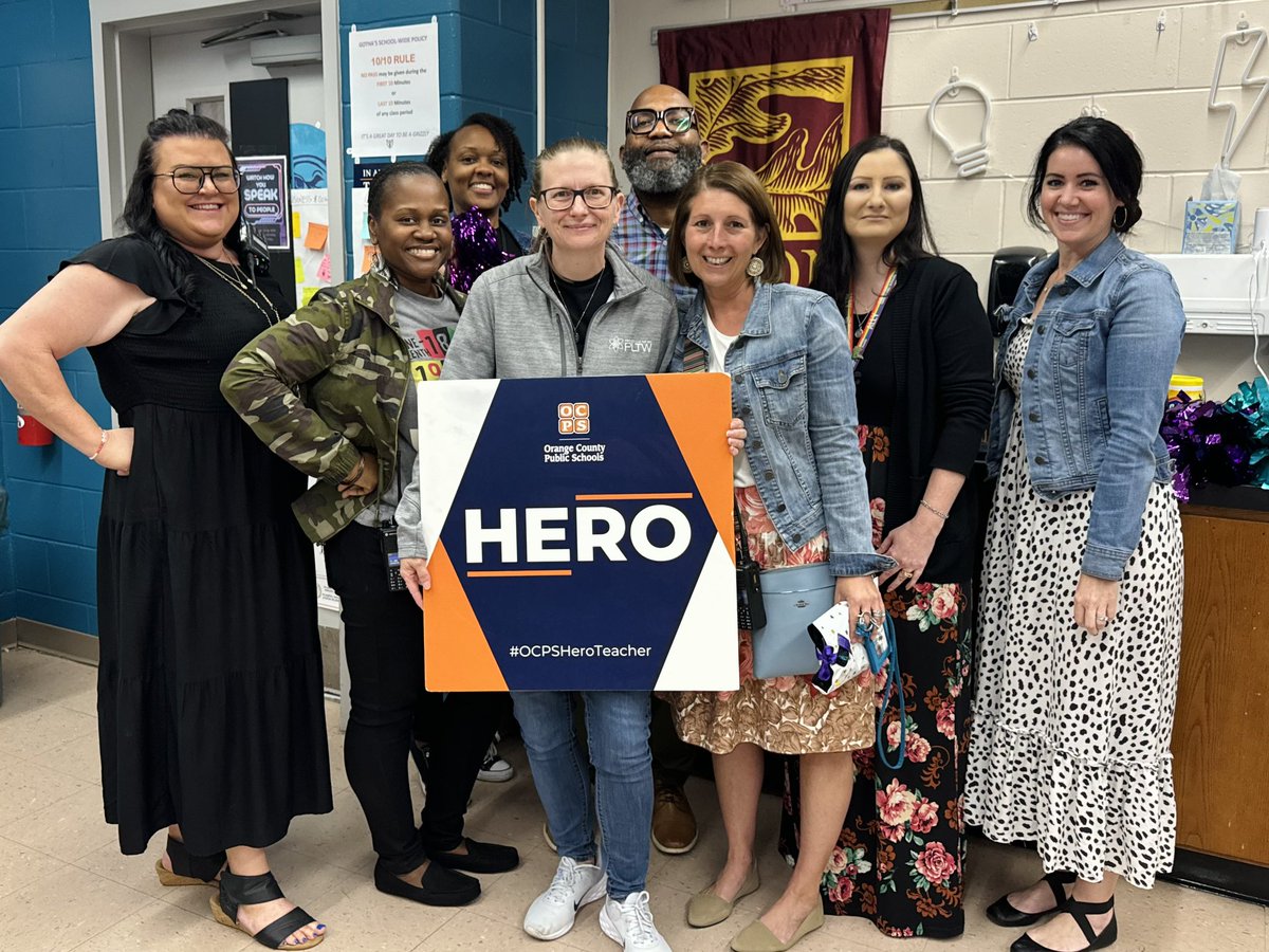 Becky Hunt (@huntabecky) on Twitter photo Huge congrats to Mrs. Hinz <a href="/gotha_ocps/">Gotha Middle School</a>, an awesome OCPS Hero Teacher! She goes above and beyond, teaching STEM. Her hands-on labs are legendary, and she's amazing at getting parents and the community involved in her classroom! #ImpactCDL Huge congrats to Mrs. Hinz <a href="/gotha_ocps/">Gotha Middle School</a>, an awesome OCPS Hero Teacher! She goes above and beyond, teaching STEM. Her hands-on labs are legendary, and she's amazing at getting parents and the community involved in her classroom! #ImpactCDL