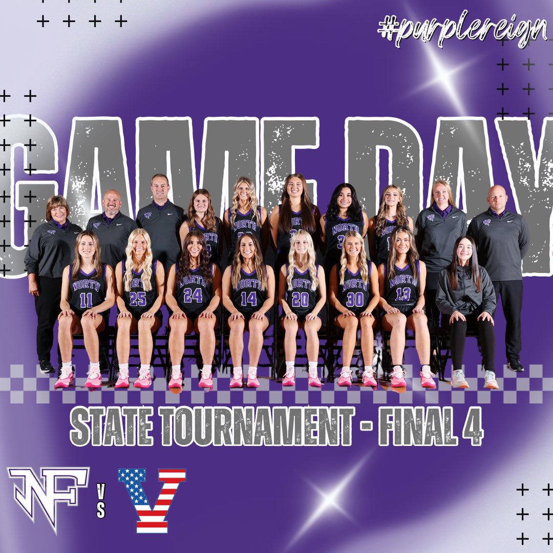 💜🖤 FINAL 4 🖤💜
 
🆚 @LadyWarhawksBB 
🗓️ 3/2
🕕 1:00PM
📍 Univ. of West Georgia 
🎟️ tinyurl.com/NFFinal4

#purplereign