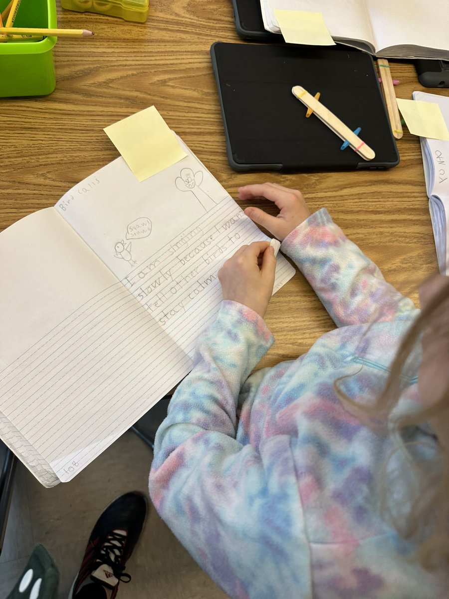 STEMbieda's tweet image. First graders are tuning into nature! 🐦 With a lesson that connects bird sounds to our rooftop garden, @KSulchek is leading the way in hands-on learning, technology, and arts integration. Absolutely fantastic! 🌿🎶 #FirstGradeFun #LearningThroughNature @drjtoney @sarapruett5…