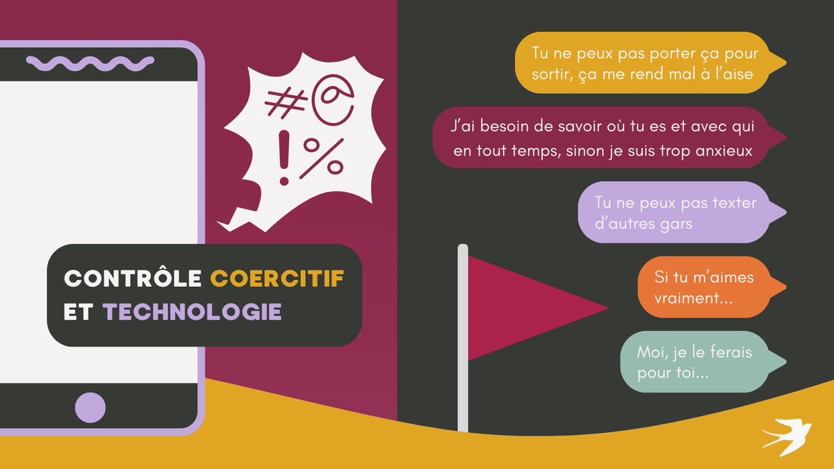 Le contrôle, ça commence parfois avec des messages insistants ou des demandes de compte rendu constant.

Si vous reconnaissez votre relation, contactez notre intervenante au 604-653-8213 🧡

#ContrôleCoercitif #SurveillanceNumérique #ViolenceConjugale