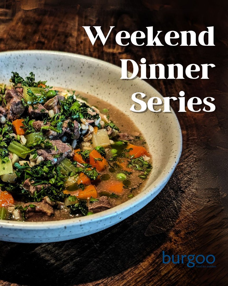 Introducing March's Weekend Dinner feature: Irish Lamb Stew.

This is one of our original stews from day one! Ale braised lamb with root vegetables, barley, peas, kale and rosemary, served on our homestyle mashed potatoes - a dish that will surely welcome Spring!