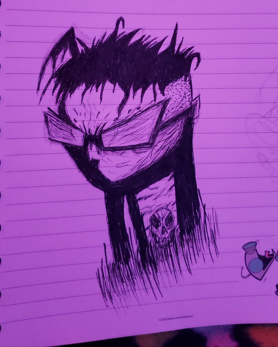 lion6895's tweet photo. Daily doodle 🙃 art style inspired by @JhonenV  #invaderzim #artist #JTHM #gir #doom #thursdayvibes #z #whysleep #horrorartist https://t.co/Z90g3OxQEN