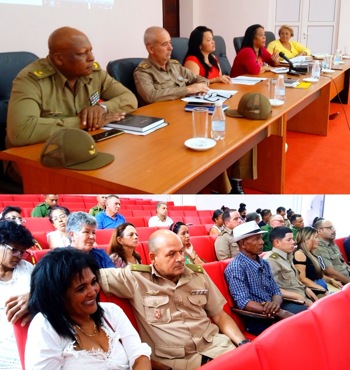 🔴🔵| Con la presencia de la jefatura del Ejército Occidental y la compañera Mabel Acea García, secretaria general del SNTCD, se realizó el resumen del Trabajo sindical durante el año 2023 en nuestro mando. Únidos buscamos soluciones. #GenteQueSuma 🇨🇺