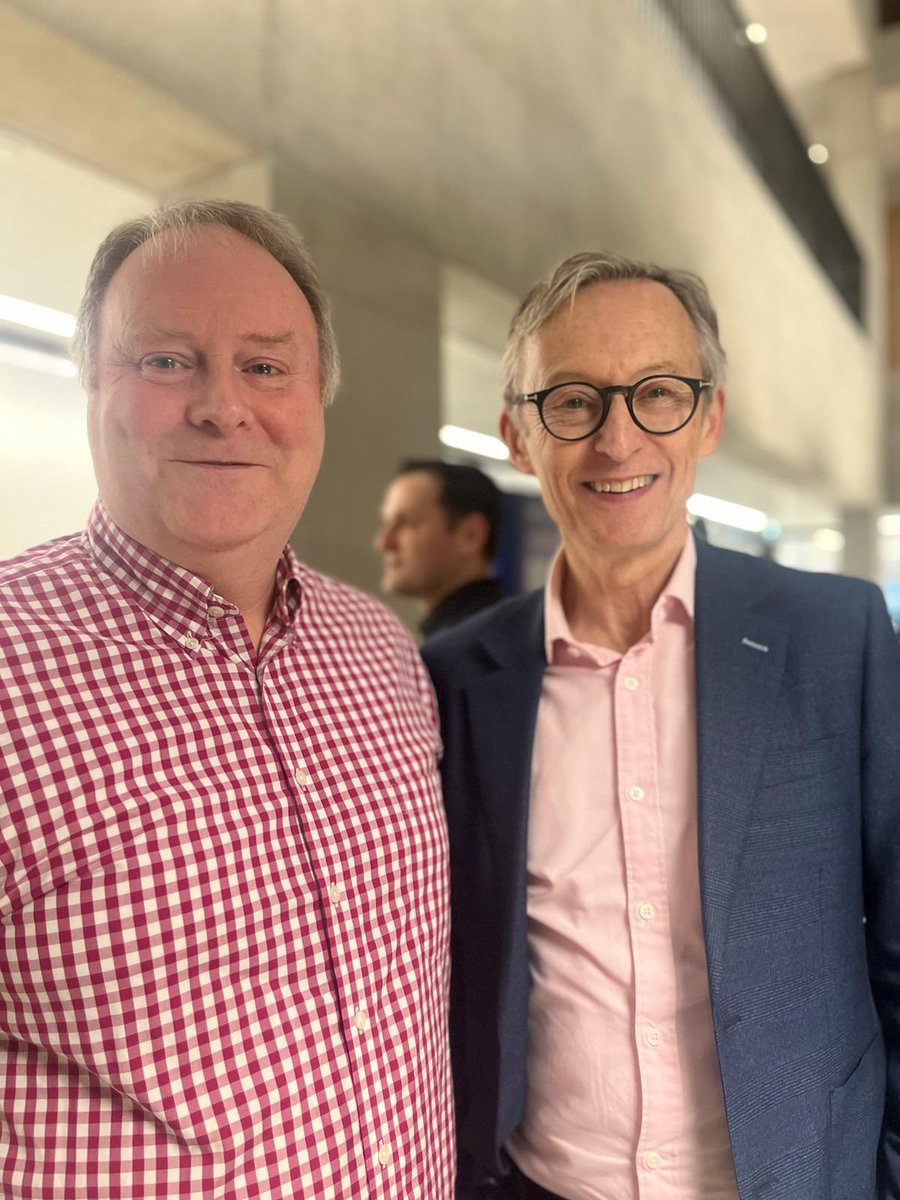 Busy few days for our CEO David Mulligan. David is pictured here with Fergus Walsh at GOSH for Rare Disease Day! #FundingNeuro #RareDiseaseDay