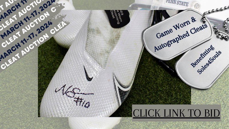 This summer I will be traveling to the Dominican Republic with my teammates to distribute shoes to children need. Please support us as we try to make an impact around the world.
 
Donate or bid on my game worn cleats here: charity.pledgeit.org/f/E5b4qI10zs
