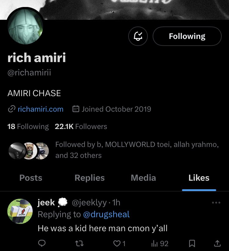 jeeklyy's tweet photo. Got the Amiri co-sign #imofficial https://t.co/M7geZGsxed