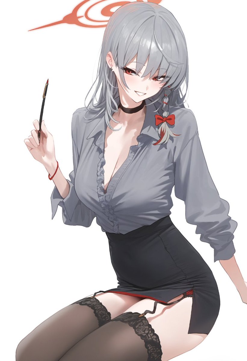 ハルナ「黒舘ハルナ#ブルアカ#BlueArchive 」|Fringのイラスト