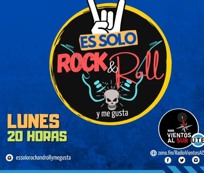El lunes 4 de marzo a las 20hs vuelve el rock a #RadioVientosAlSur 
4ta. temporada de @essolorockandrollymegusta 🤘🏽🎶

#RockTambienEduca #RockNacional #RockInternacional
