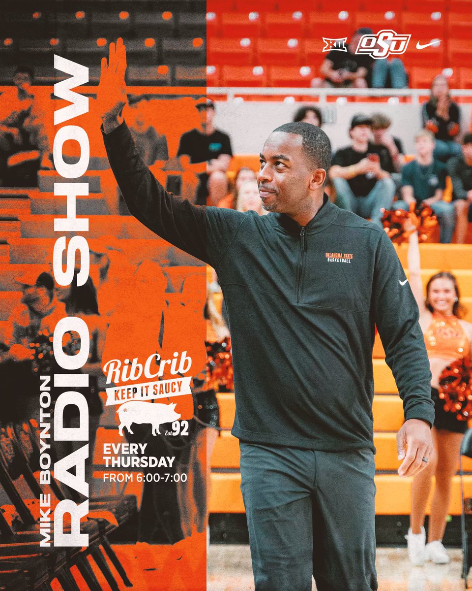 Join us for the Coach Mike Boynton Radio Show at <a href="/RibCrib/">RibCrib BBQ</a>!

#LetsWork