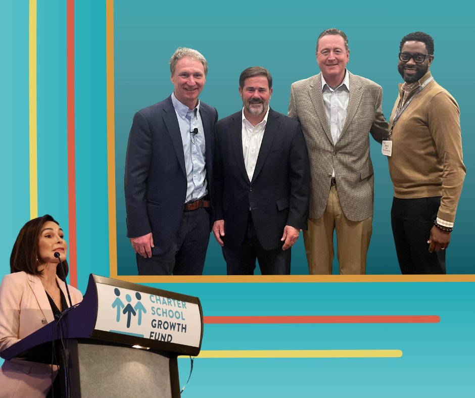 CharterGrowth's tweet image. Excited to share some highlights from our recent Policy, Communications, and Advocacy Convening! We had the privilege of hosting former Arizona Governor @DougDucey, who shared invaluable insights on advocating for growth in the charter sector.
#CSGF #Chartergrowth #Charterschool