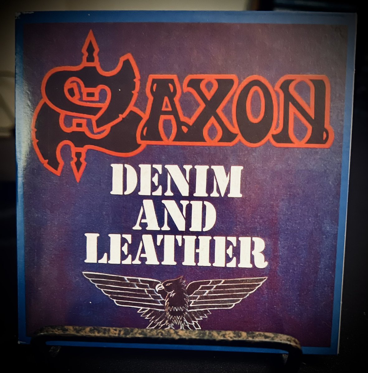 #NowPlaying #Saxon #DenimAndLeather #PhysicalMusic