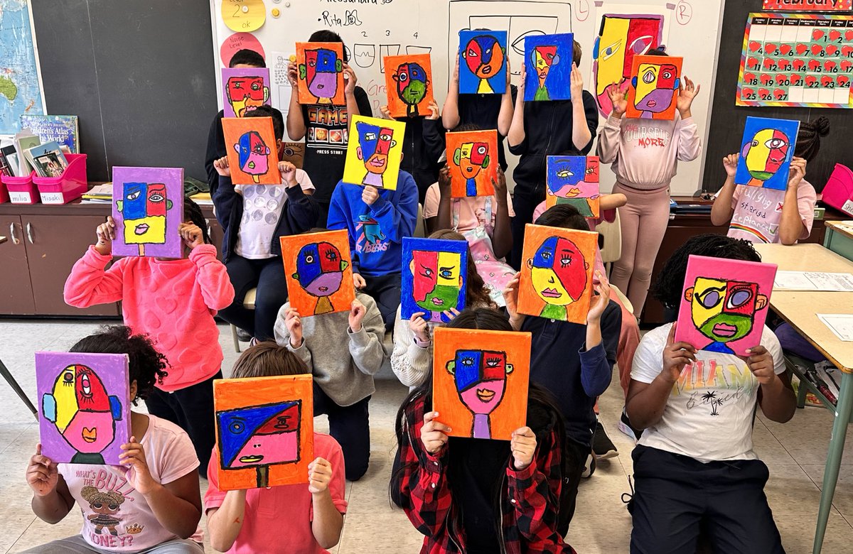 We are thrilled about our fantastic #SchoolWorkshops at @stbrigidtcdsb over the past 2 days with the amazing grade 2 + 3 students 👏🏽 Their enthusiasm and creativity were truly inspiring!! Take a look at some of the masterpieces 😍🎨✨|| @TCDSB @KennedyTCDSB @floracifelli