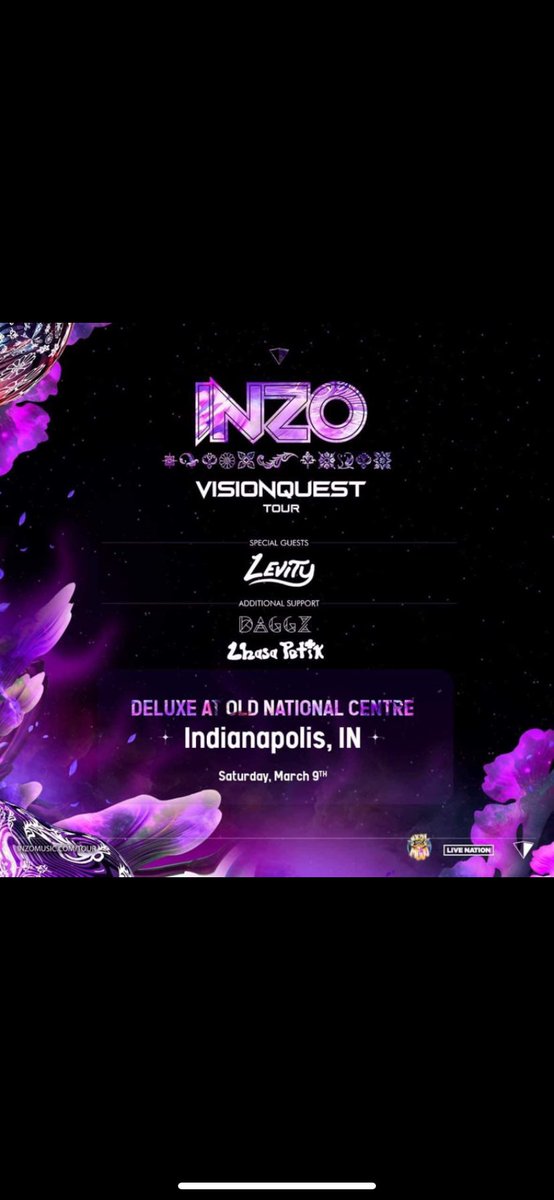 Hope y’all haven’t forgot that <a href="/Inzo_Music/">⧩ INZO ⧩</a>  is making it to town in a little over a week!!
    - Can’t forget to mention the boys <a href="/LevityMusic/">Levity ☁️</a>  making their Indy debut

📣 • Come out to <a href="/TheMousetrap/">The Mousetrap</a> tonight for those fee free tickets 😈