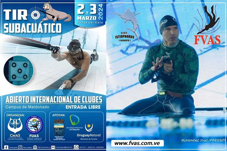 Venezuela presente en 2do Abierto Internacional CMAS de Tiro Subacuático 2024 en Punta del Este – Uruguay
fvas.com.ve/venezuela-tiro…