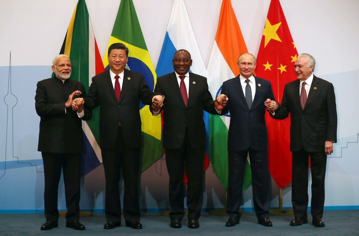 africansonchina's tweet photo. BRICS member countries will soon ditch the US dollar as they work to develop a payment system that uses the currencies of member countries. 
|| Putin Nigeria America Border Japan Israel https://t.co/DifdTUwteO