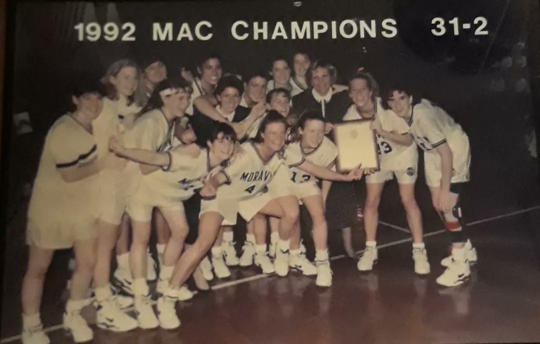 MoravianWBB's tweet image. #ThrowbackThursday Happy 8th Anniversary! On Leap Day in 1992, we won our second consecutive MAC Championship! #leapday #leapyear #johnstonhalllookedalotdifferent @CoachMBS