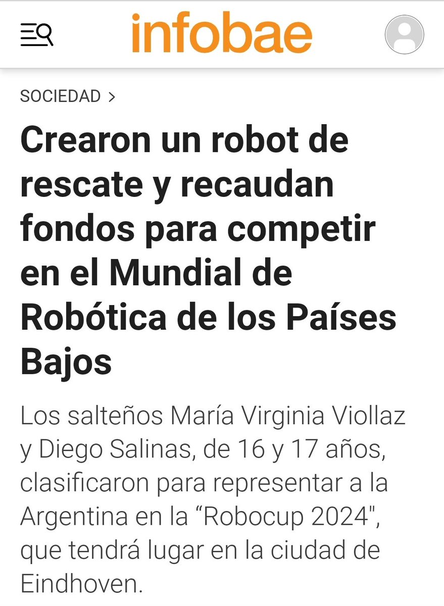 PotenciarArg's tweet photo. ¡Es espectacular lo que se puede lograr cuando las ganas y pasión por la robótica se juntan para crear!

Un orgullo estos chicos, felicitaciones María Virginia y Diego https://t.co/4eb4Ua7TJI