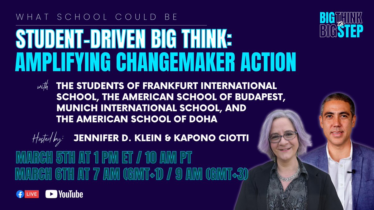 Students from @FIS_School sparked a movement with their Changemakers Conference. Now, AISB, MIS, and ASD are joining in to create regional conferences! Who else is ready to amplify student-driven change? Register here: forms.gle/rEUxVoS7553oV6…
