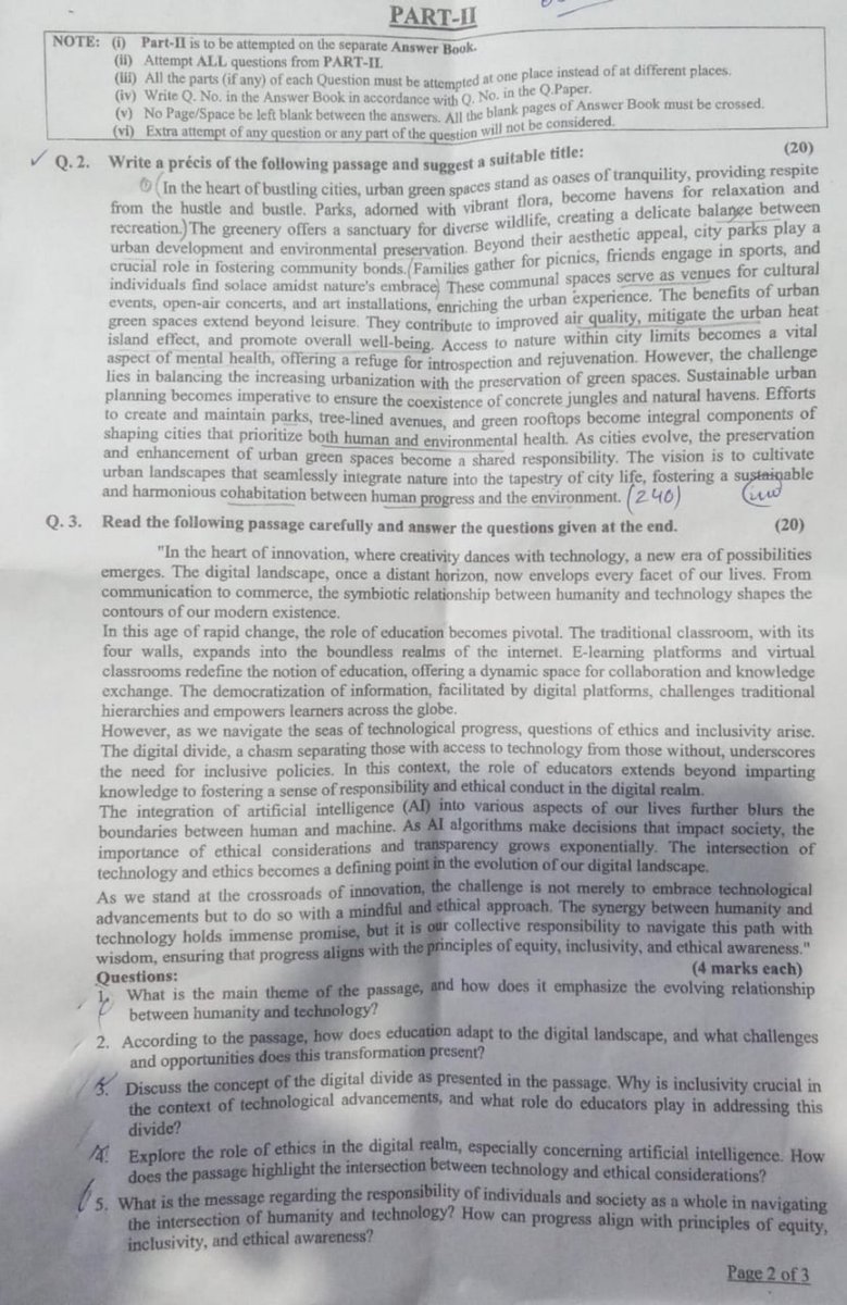 M_Ali_K_786's tweet image. Grammar and composition paper CSS 2024
Today's english Composition paper 2024
#csscomposition #compositionpaper2024 #csscompositionpaper #compositionpaper2024
For more details and pdf of the paper WhatsApp 03468134627