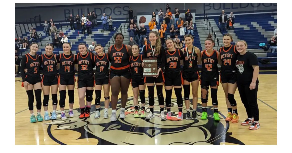 Region 1-3A TN All Region Team and Runner Up for the Elizabethton Lady Cyclones. Gotta keep grinding and get ready for our Sub State game Saturday🏀