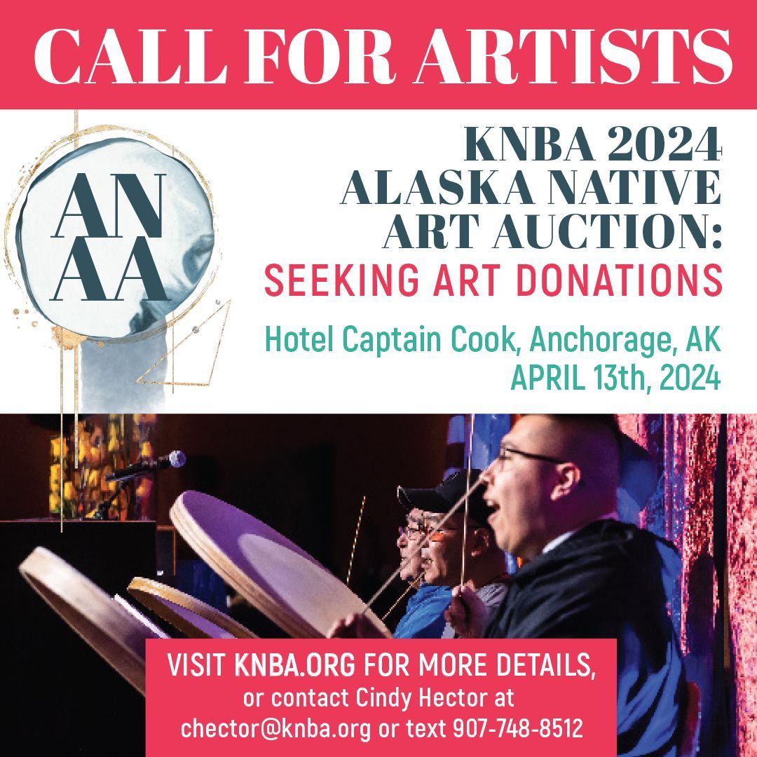 Uplift Indigenous voices by donating your art to the @KNBA 90.3 2024 Alaska Native Art Auction Gala! Your donation will support award-winning programming on the only urban Native public radio station in the country. Submit your art by Apr 5 to participate. knba24.givesmart.com