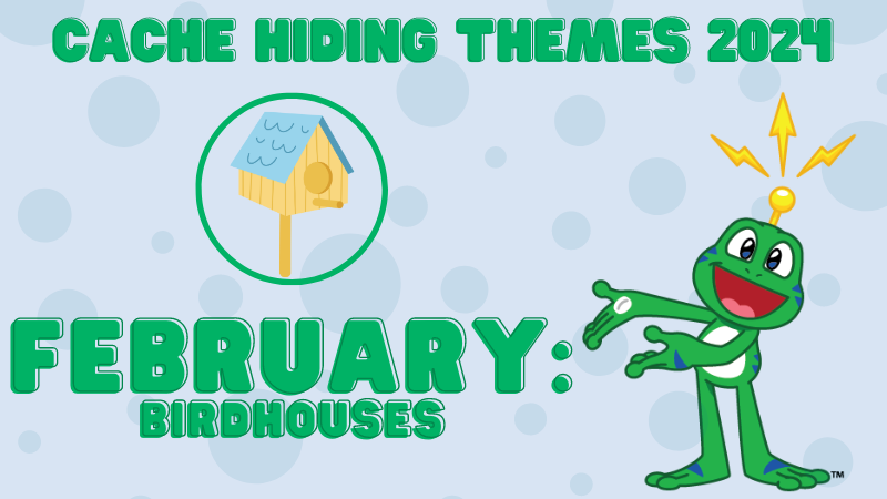 February’s cache hiding theme is #birdhouses! Take a “peep” at our favorite picks on the Geocaching Blog:

🐦‍⬛🪺 bit.ly/3IezazT 🪺🐦‍⬛

Next month’s theme is plants and mushrooms! Submit your favorite floral or fungal #geocache through the link in the blog! 🌱🍄