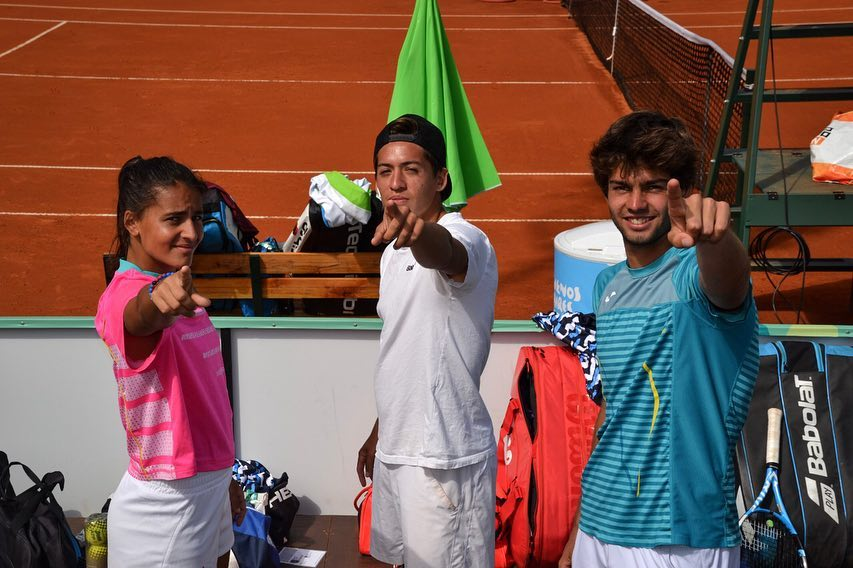 Esta foto es de los JJOO de la juventud en Buenos Aires 2018. Hoy lo 3 son top 100! VIVA EL TENIS ARGENTINO🇦🇷🇦🇷🇦🇷