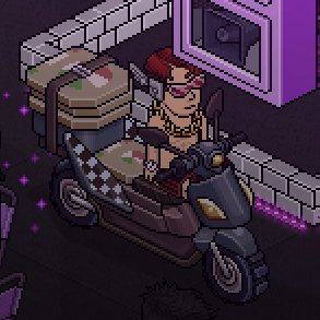 MekarHB's tweet image. - Dança da Motinha! 🏍️

Nick: Mekar
#Habblet15Anos