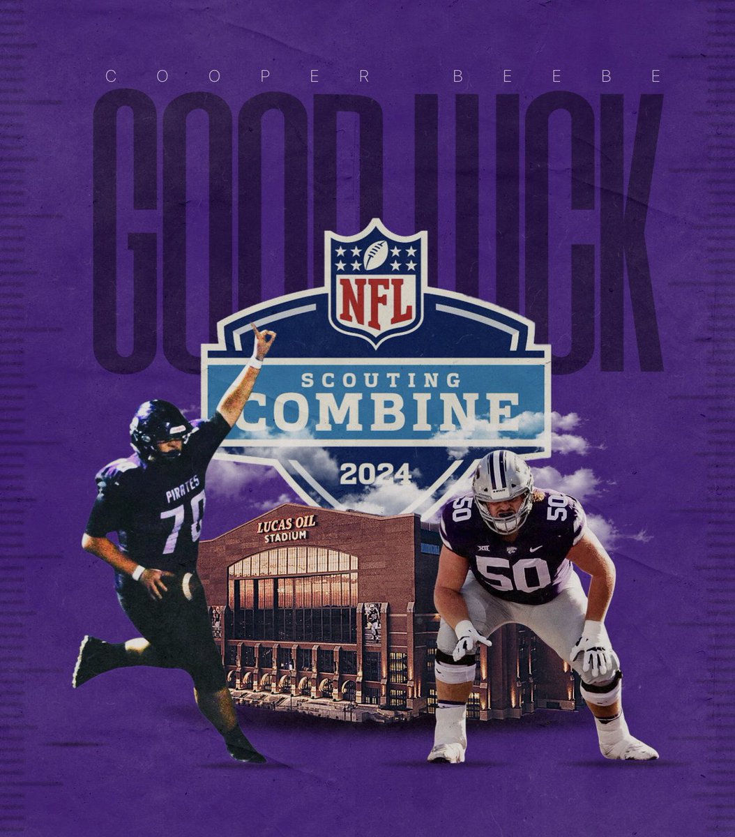 Good luck this weekend @cooper_beebe, Piper to the NFL!