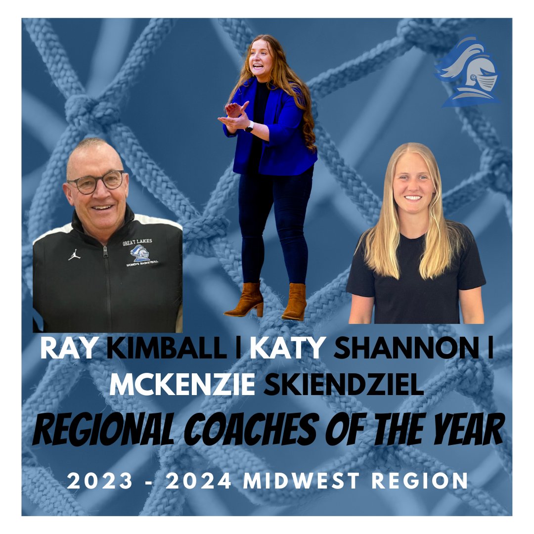 Congrats to our coaching staff on being named Regional Coaches of the Year for the Midwest Region! 🏆