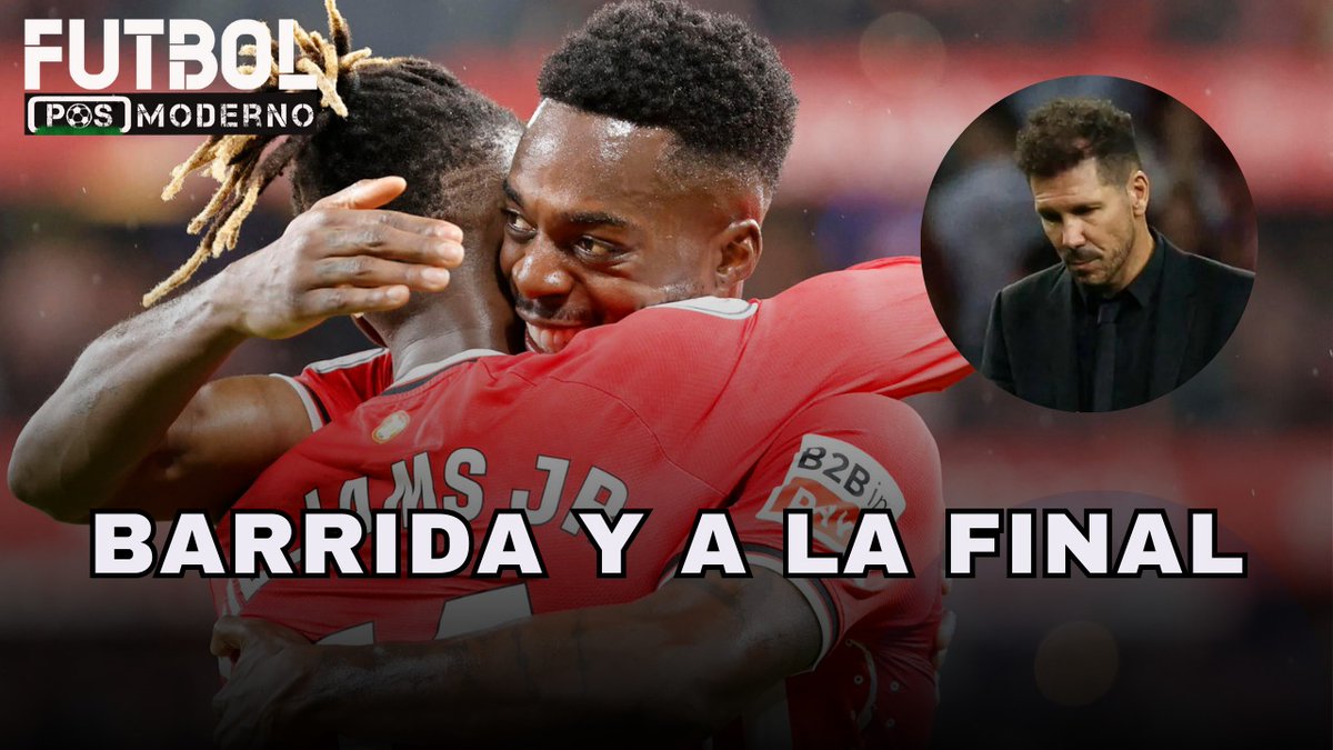 💥 Barrida histórica del Athletic de Bilbao que jugará la final de Copa de nuevo

El Atlético de Madrid de Simeone queda muy tocado

▶ Vídeo reacción del Athletic de Bilbao - Atlético de Madrid 

📲 youtu.be/rlSrDXNnz24