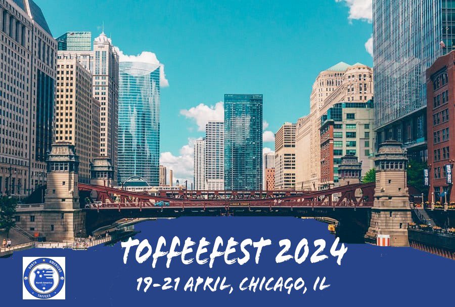 🚨TOFFEEFEST 2024: CHICAGO, April 19-21 🚨 Our first gathering of Blues from across the continent is happening! Watch party for our game v Forest, events, activities, competitions, merch, prizes and special guests hosted by @EvertonChicago Stay tuned for more info…💙 🎉