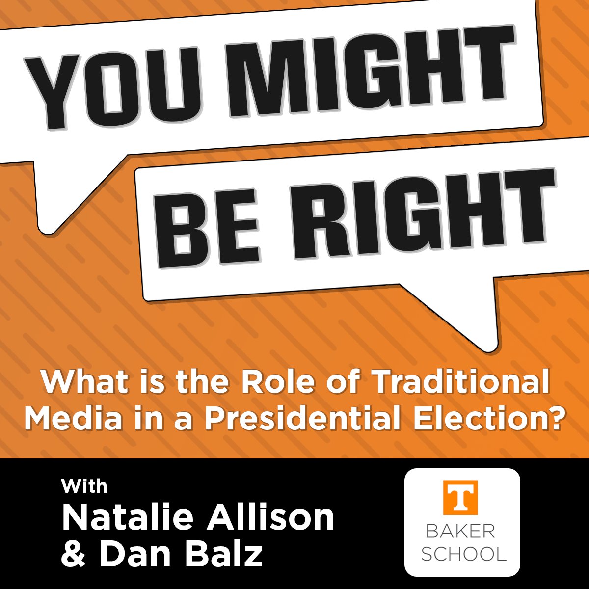 On this week's #YouMightBeRight, Govs. @PhilBredesen and @BillHaslam spoke with former @Tennessean now @politico reporter @natalie_allison  and @washingtonpost's @danbalz about the shifting dynamics between presidential candidates and the press during a modern campaign cycle.