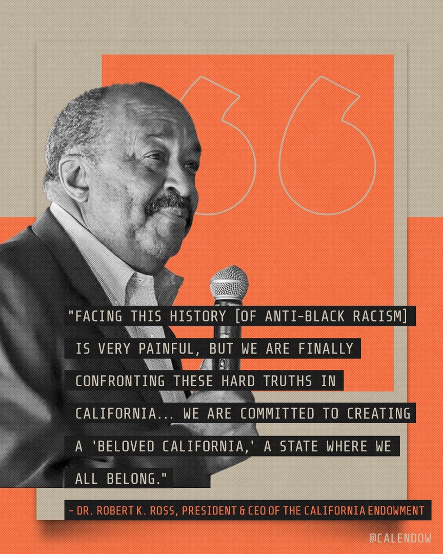 CalEndow's tweet photo. As we close out #BlackHistoryMonth, we renew our commitment to our communities—we are committed to creating a 'Beloved California,' a state where we all belong.

#WeBelongInCA @dr_robertkross https://t.co/5IU8qlaQt8