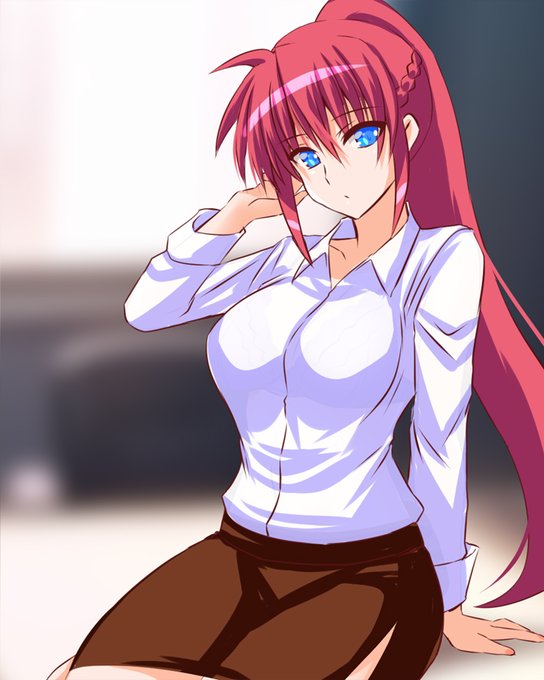 管理局のお仕事から帰宅したシグナムねーさん 