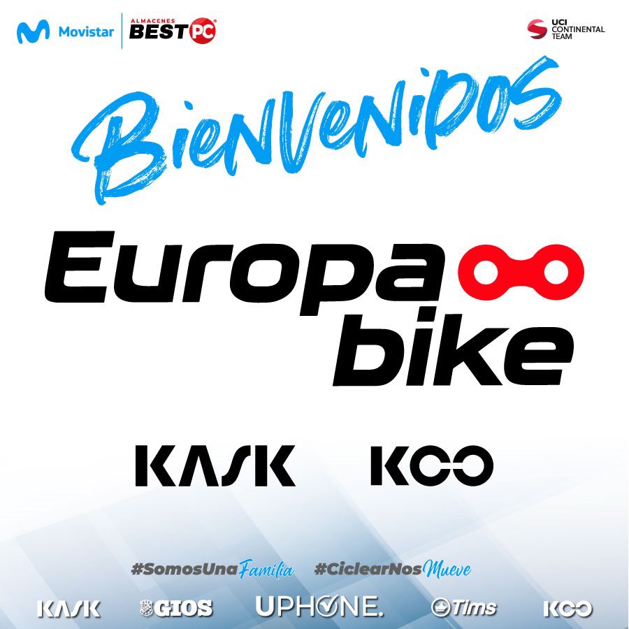 Una de las novedades para esta temporada es que contamos con un nuevo sponsor técnico 😜

👋 ¡ Bienvenido a la familia, #EuropaBike ! 

#SomosUnaFamilia 
#CiclearNosMueve