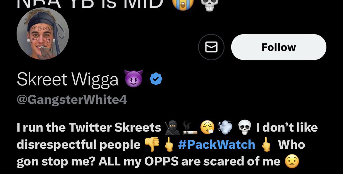 cuzzyto's tweet photo. @GangsterWhite4 @FortniteGame ☠️ https://t.co/9y00yEM9M7