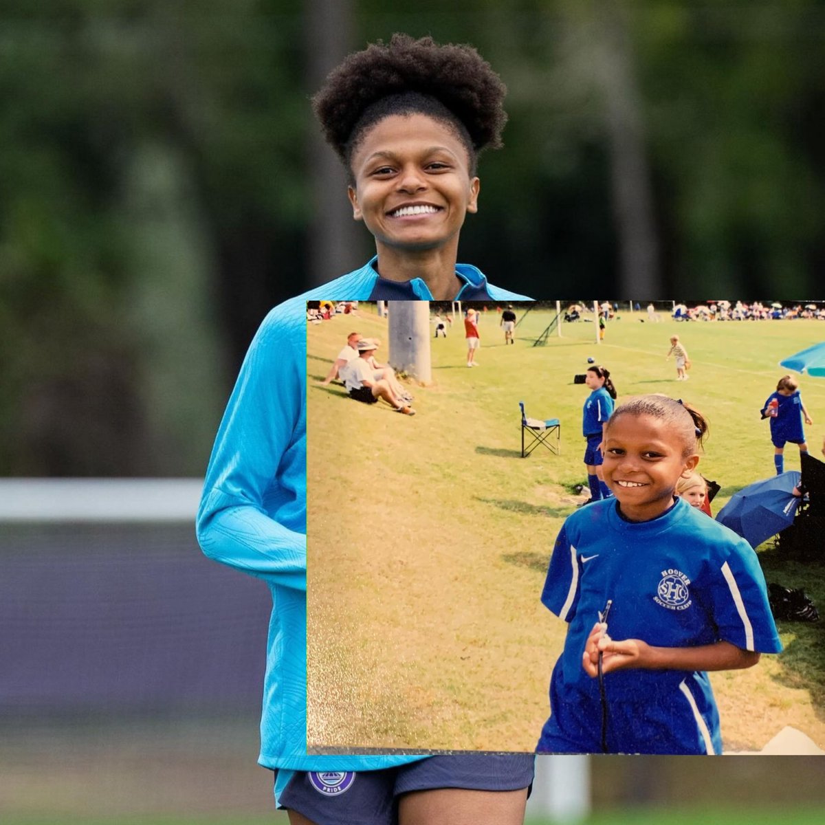 nwsl_players's tweet photo. Another day celebrating ✨𝓫𝓵𝓪𝓬𝓴 𝓰𝓲𝓻𝓵 𝓶𝓪𝓰𝓲𝓬 ✨

We all started somewhere! Heres to the continuous growth of black women in soccer! https://t.co/o7LIh1y5hP
