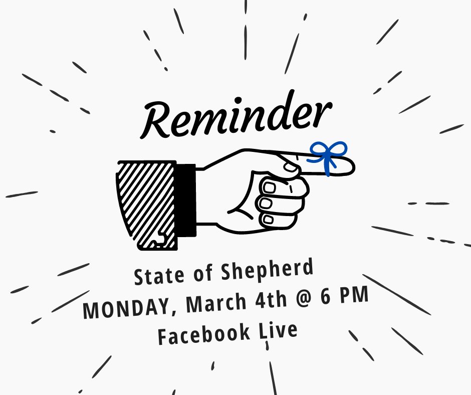 Join us this coming Monday@ 6PM on Facebook LIVE for a special State of Shepherd address! 🎤 We're excited to connect with all of our wonderful parents and provide you with some key updates regarding our communication strategies.