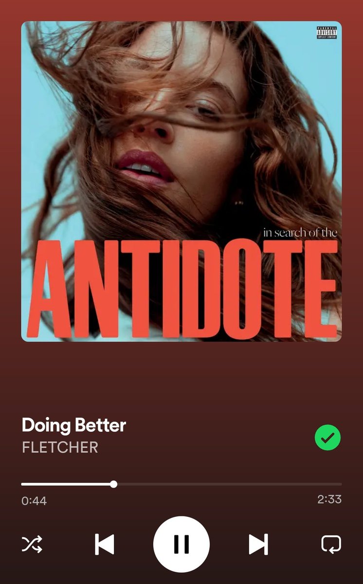 sk8erbenza_'s tweet image. ITS SO GOOD like i actually can’t stop listening to it @findingfletcher
#doingbetter