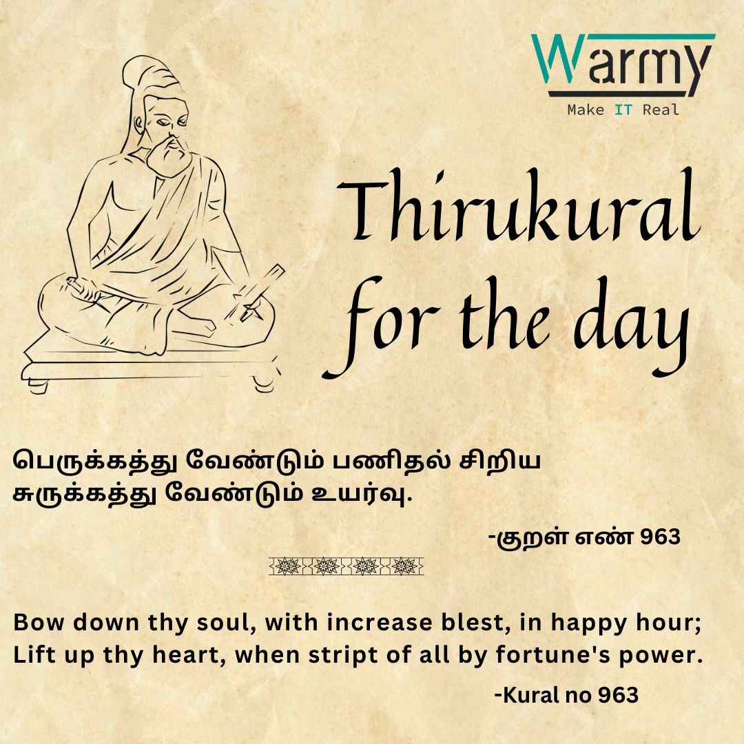 warmy_co's tweet image. Thiruvalluvar ,the savvy says #warmy #warmysolutions #thirukural #thiruvalluvar