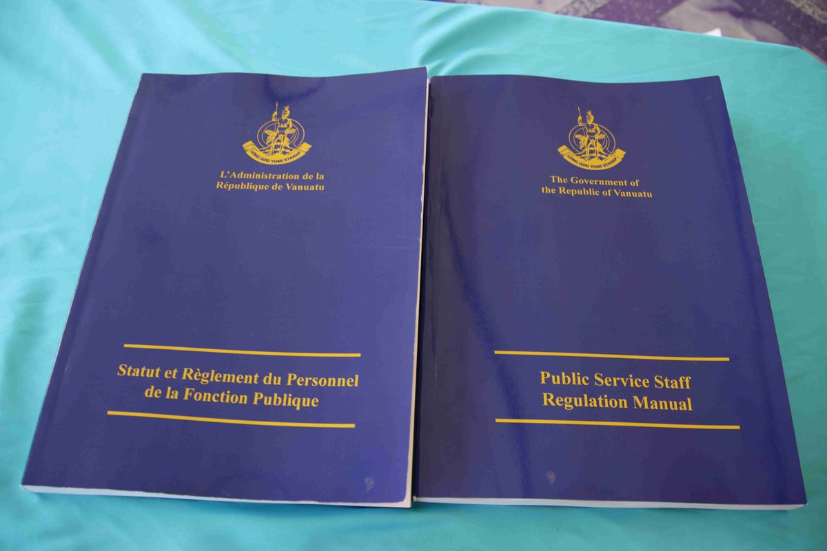 Vanuatu has today launched the revised Public Service Staff Manuel supported by @usaidpacificisl #PROJECTGovernance. The revised Manuel aims to improve public service to ensure effective, efficient services to the people through improved performance, transparency & accountability